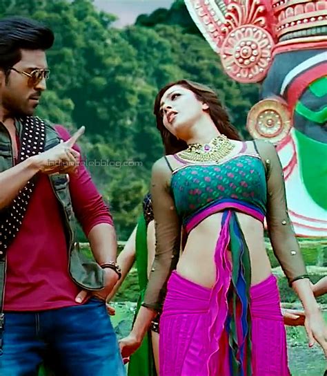 Kajal Agarwal Telugu Movie Nayak Hot Midriff Hd Stills Indiancelebblog