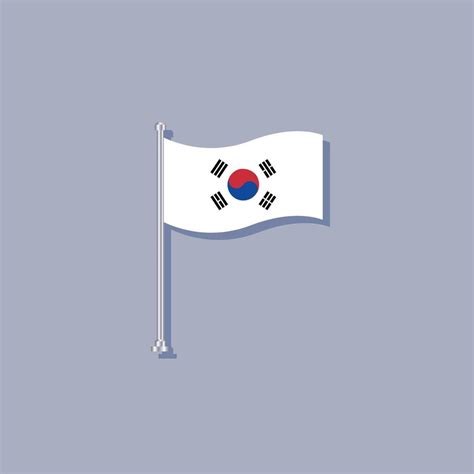 Illustration Of South Korea Flag Template 11023176 Vector Art At Vecteezy