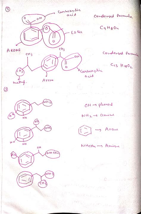 Solved Circle And Name All Functional Groups In Thefollowing