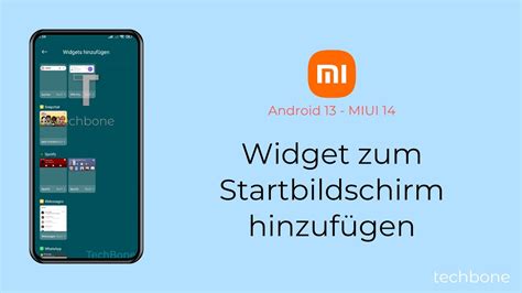 Widget Zum Startbildschirm Hinzuf Gen Xiaomi Android Miui