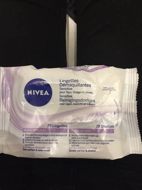 Nivea Sensitive Lingettes démaquillantes pour peaux sensibles INCI