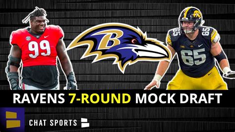 Baltimore Ravens 7 Round Mock Draft With Trades Post Nfl Free Agency