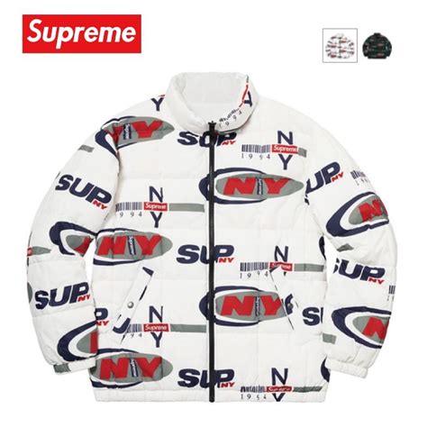 Supreme メンズファッション シュプリーム Ny Reversible ジャケット Puffy Jacket ジャケット