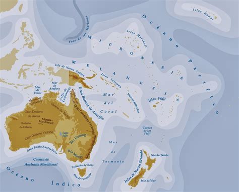 Mapa Fisico De Oceania Mudo Resenhas De Livros Images