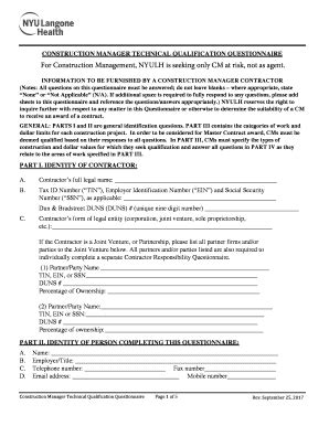 Red Construction Mgr Technical Qualification Questionnaire Rev Doc