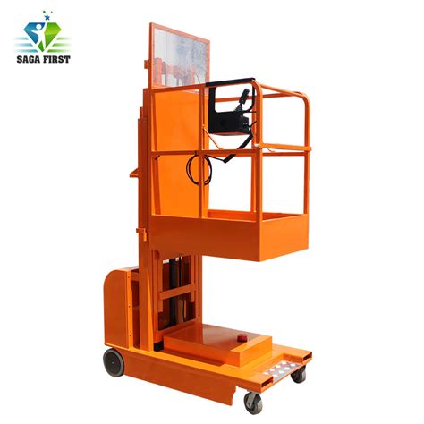 Warehouse High Place Rack Picking Cargo Order Picker Electric Order