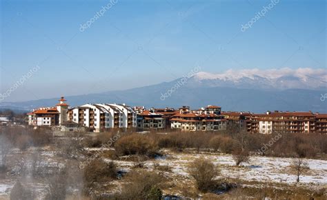 Alpine ski resort Bansko, Bulgaria — Stock Photo © snowturtle #3322779