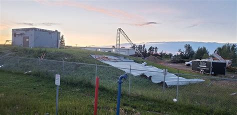 Trees toppled, buildings damaged south of Edmonton as severe weather ...