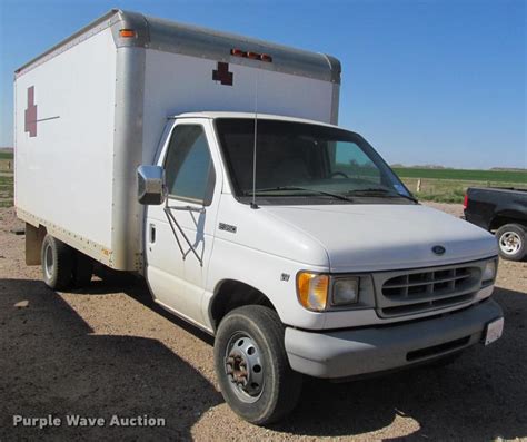 1998 Ford Econoline E350 Box Truck In Lincoln Ks Item K4924 Sold Purple Wave