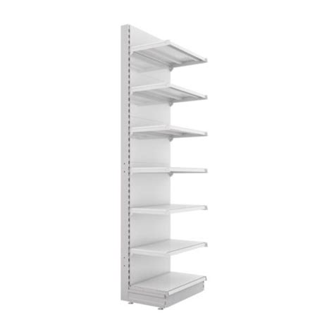 S Mart 665mm Gondola Shelving Bays Gloss White Archives ADP Store