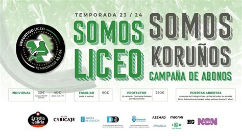 Somos koruños campaña de abonados del Liceo La Opinión A Coruña