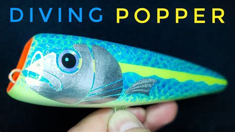 Lure Making Diving Popper For Tuna And GT Part 2 Build To Catch