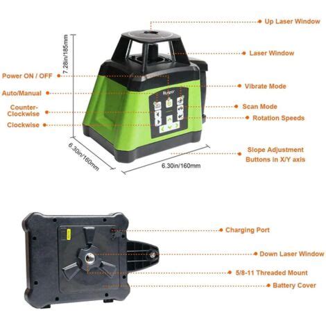 Huepar Rl Hvg Nivel L Ser Rotativo Verde Autonivelante Electr Nico