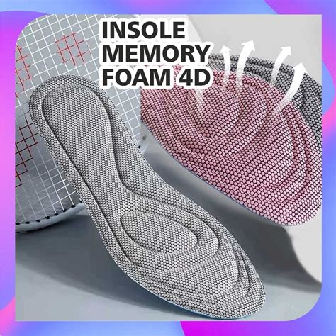 Jual Insole Sepatu Alas Kaki D Memory Foam Orthopedic Shopee Indonesia