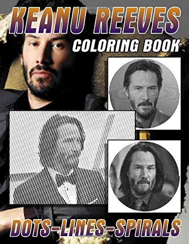 Keanu Reeves Dots Lines Spirals Coloring Book Impressive Diagonal Line