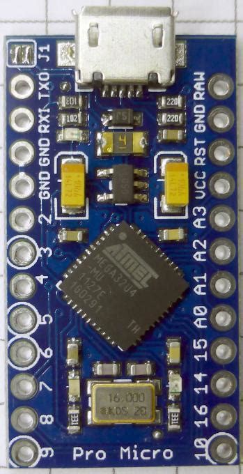 Arduino Pro Micro з конекторами купити в Києві та Україні