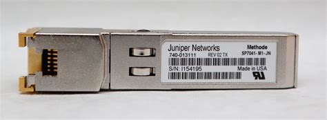 Juniper Srx Sfp 1ge T 740 013111 Qfx Sfp 1ge T Rev 02 Sfp Tx Copper Rj45 Rj 45 Ebay