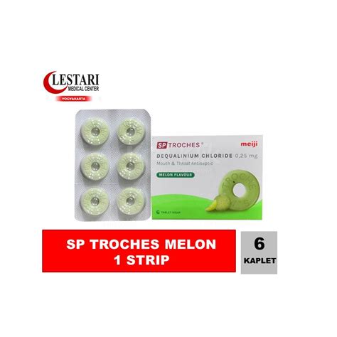 Jual Meiji Sp Troches Rasa Melon 1 Strip Isi 6 Kaplet Tablet Hisap