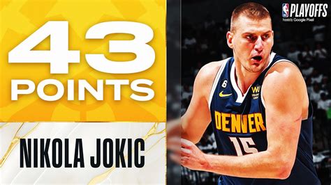 Nikola Jokic Drops Points In Historic Game Performance April