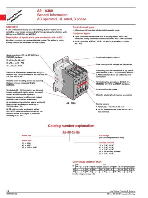 1 Pole Contactor Wiring Diagram Schematic