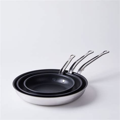 Hestan Probond Titum Nonstick Forged Stainless Steel Skillet 3 Sizes