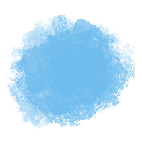 Blue Watercolor Brush Splash Stain 8477339 Png