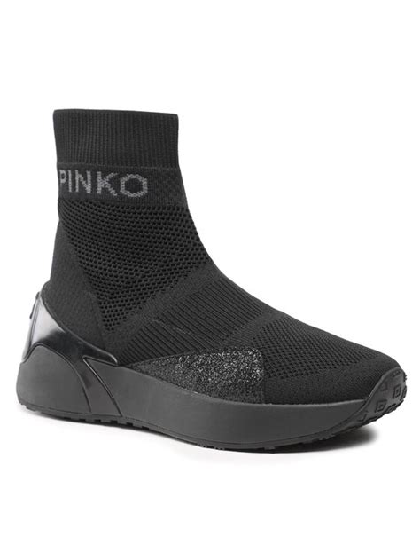 Pinko Сникърси Stockton Sneaker Ai 23 24 Blks1 101785 A15g Черен