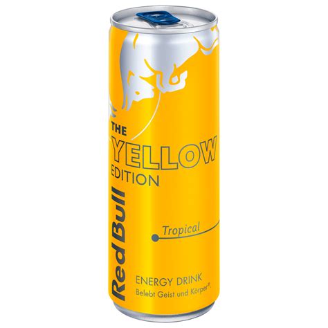 Red Bull Energy Drink Yellow Edition Tropical 025l Bei Rewe Online Bestellen