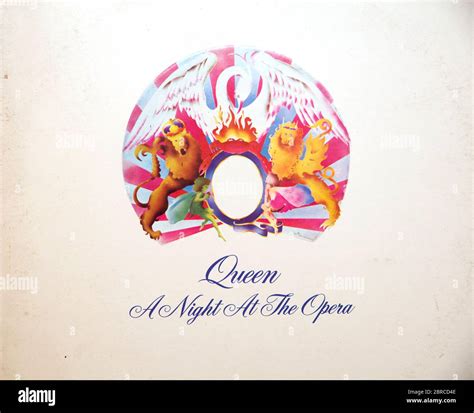 Cover of vinyl album A Night at the Opera by Queen Stock Photo - Alamy