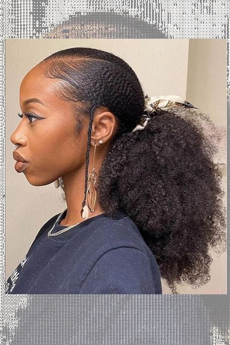 11 Trendy Natural Hair Ponytail Styles For 2025 Hibiscus Roots