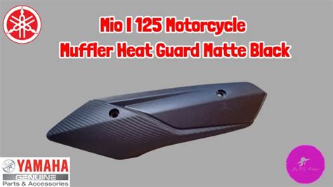 Mio I Motorcycle Muffler Heat Guard Matte Black Lazada Ph