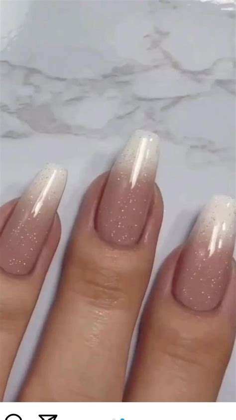 Oval nude ombré nails Beauty hacks nails Nails Winter nails acrylic
