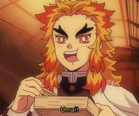 Umai 90s Rengoku Redraw（╹ ╹） Featured Demon Slayer Kimetsu No