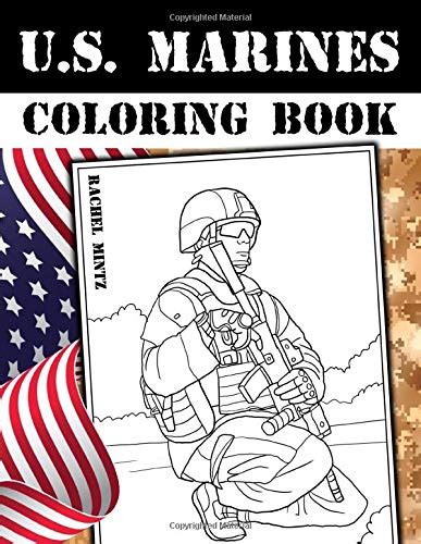 Us Marines Coloring Book Oorah American Soldiers In Military Action And Combat Scenes