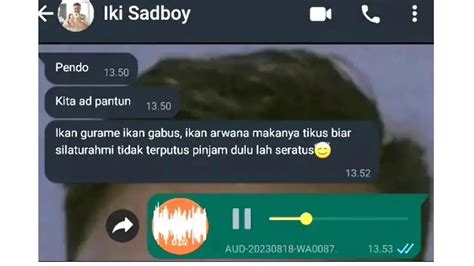 6 Chat Lucu Pinjam Seratus Ke Teman Ini Kocak Pakai Pantun Hot