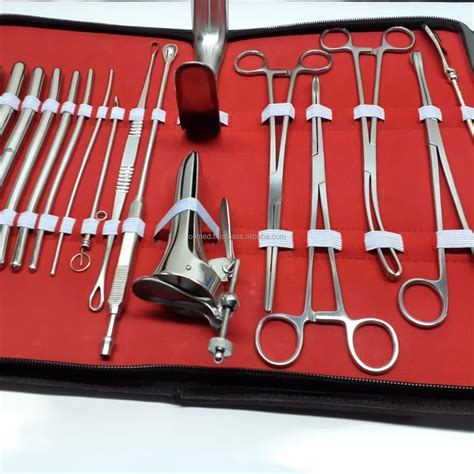 Dilation And Curettage D C Instruments Set Gynecology Surgical Room