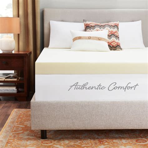 Walmart Mattress Topper Queen Comfort Dreams Ultra Soft 4 Inch Memory Foam Mattress Duo