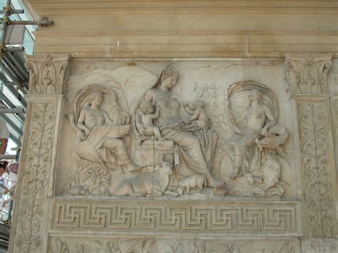 Rome Ara Pacis Tellus Relief Ann Silver Flickr