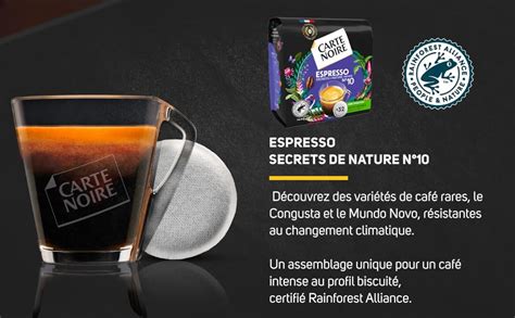 CARTE NOIRE Café Dosettes Souples Douceur Intense Café Moulu