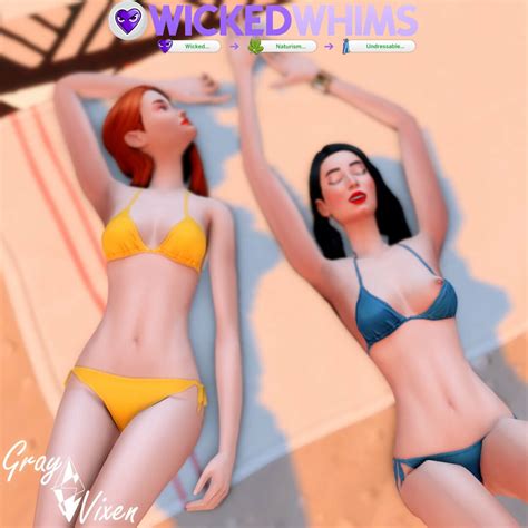 Sims CC Bikini Undressables For WickedWhims Clothing LoversLab