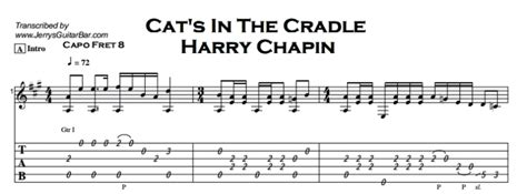 Harry Chapin Cats In The Cradle Guitar Lesson Tab And Chords Jgb