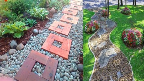 Beautiful River Rock Walkway Design Ideas | Rock Pathways Landscaping ...