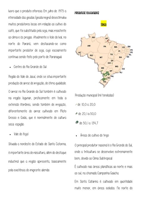 Solution Geografia Regi O Sul Aspectos Econ Micos Studypool