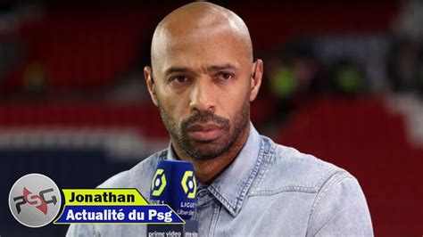 Thierry Henry Refuse De Rejoindre Le Psg Actu Foot Youtube