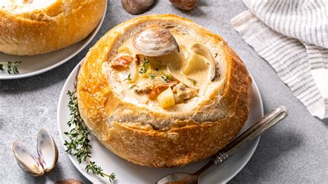 Clam Chowder Bread Bowl Recipe – Sizzlefish