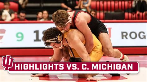 C Michigan At Indiana Highlights Big Ten Wrestling Dec