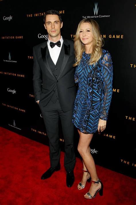 #MatthewGoode and his wife Sophie Dymoke pose on the red carpet for the NYC premiere of The # ...