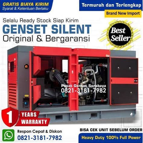 Jual Harga Genset Silent 450 Kva Perkins Cummins Isuzu Emerald Surabaya