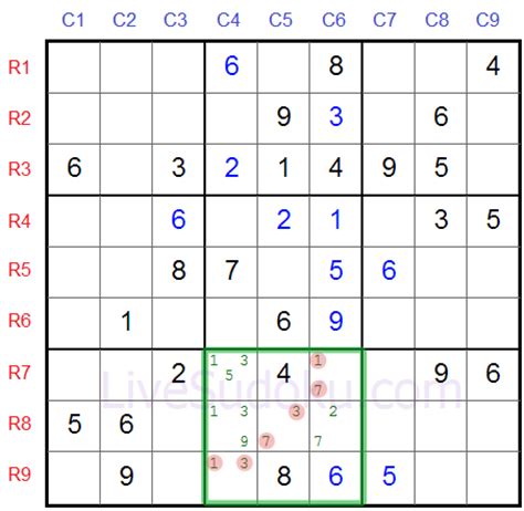 Advanced Sudoku Tips Naked Triples