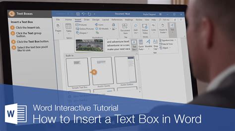 How To Insert A Text Box In Word CustomGuide